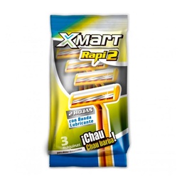 Máquina de Afeitar Xmart Rapi2 3 uni