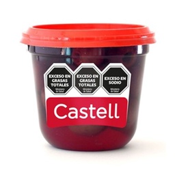 Aceitunas Negras Castell 150 g.