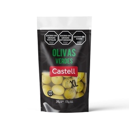 Aceitunas Verdes Xl Castell Dp 170 g.