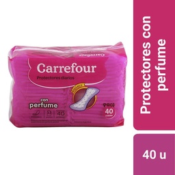 Protectores Diarios Carrefour con Perfume 40 u.