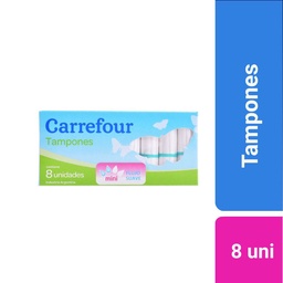 Tampones Carrefour Mini 8 u.