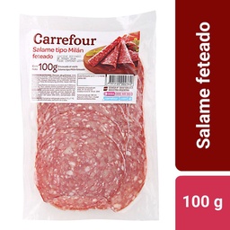 Salame Tipo Milán Carrefour  Classic Feteado 100 g.