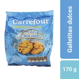 Galletitas Carrefour Dulces con Chips de Chocolate 170 g.