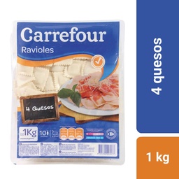 Ravioles Carrefour Classic Cuatro Quesos 1 kg.