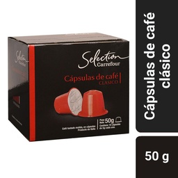 Cápsulas de Café Clásico Carrefour Selection x 10 uni