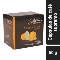 Cápsulas de Café Carrefour Selection Supremo x 10 uni