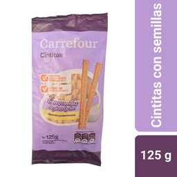 Cintitas Carrefour con Semillas 125 g.