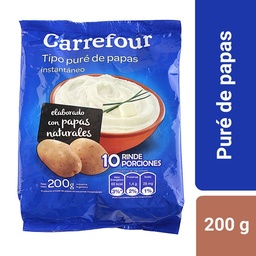 Puré de Papas Instantáneo Carrefour Classic 200 g.