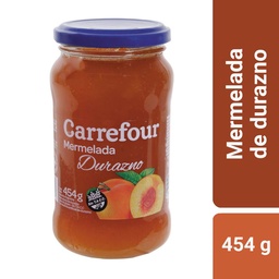 Mermelada Carrefour Durazno 454 g.