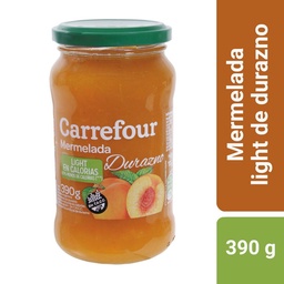 Mermelada Light Carrefour Durazno 390 g.