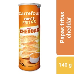 Papas Fritas Carrefour Classic Cheddar 140 g.