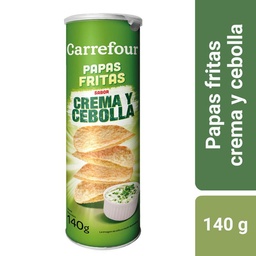 Papas Fritas Carrefour Classic Crema y Cebolla 140 g.