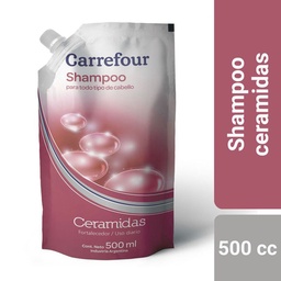 Shampoo Ceramidas Carrefour Fortaceledor 500 cc.