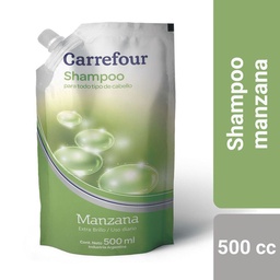 Shampoo Manzana Carrefour Extra Brillo 500 cc.