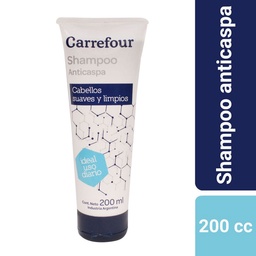 Shampoo Carrefour Anticaspa 200 cc.