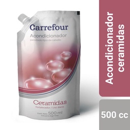 Acondicionador Carrefour Ceramidas Fortaceledor 500 cc.