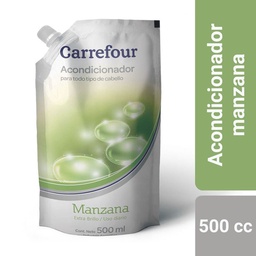 Acondicionador Carrefour Manzana Extra Brillo 500 cc.