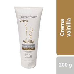 Crema Corporal Carrefour Vainilla 200 g.