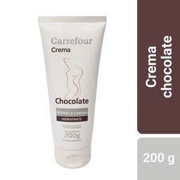 Crema Corporal Carrefour Chocolate 200 g.