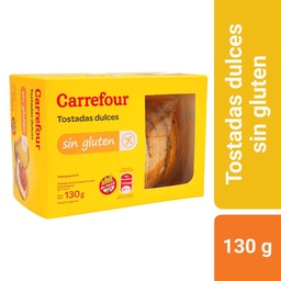 Tostadas Dulces Carrefour 130 g. Sin Tacc