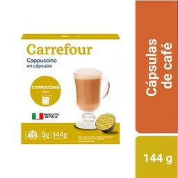 Cápsulas de Café Cappuccino Carrefour x 16 uni