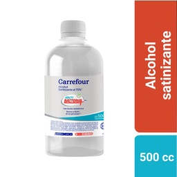 Alcohol Sanitizante Carrefour Soft Al 70% 500 cc.