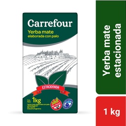 Yerba Mate con Palo Carrefour Sin Tacc 1 kg.