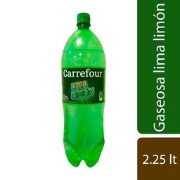 Gaseosa Lima Limón Carrefour Classic Regular 2,25 lts