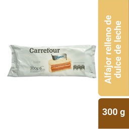 Alfajor Carrefour Classic Chocolate Blanco 50 g. x 6 uni