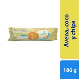 Galletitas Multicereal Carrefour Avena + Coco + Dulce de Leche 186 g.