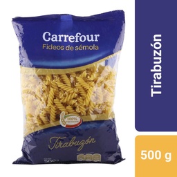 Fideos Tirabuzones Carrefour Classic 500 g.