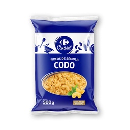 Fideos Guiseros Codo Carrefour Classic 500 g.