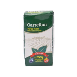 Yerba Mate Carrefour con Palo Sin Tacc 250 g.