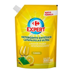 Detergente Ultra Carrefour Expert Limón Dp 300 cc.