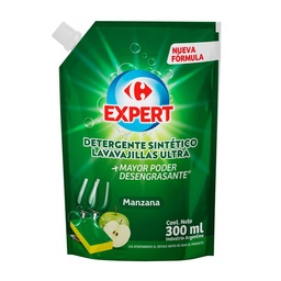 Detergente Ultra Carrefour Expert Manzana Dp 300 cc.