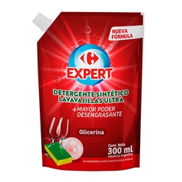 Detergente Ultra Carrefour Expert Glicerina Dp 300 cc.