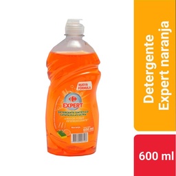 Detergente Ultra Carrefour Expert Naranja 600 cc.