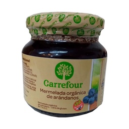 Mermelada Carrefour de Arándano Orgánico 260 g.