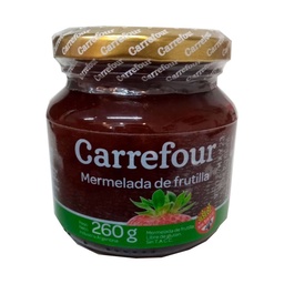 Mermelada Carrefour de Frutilla Natural 260 g.