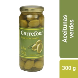 Aceitunas Verdes Carrefour Classic Frasco 185 g.