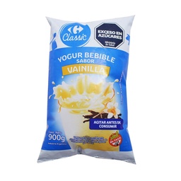 Yogur Bebible Carrefour de Vainilla Classic 900 g.