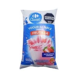 Yogur Bebible Carrefour de Frutilla Classic 900 g.