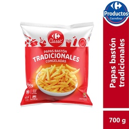 Papas Baston Tradicional Carrefour Classic 700 g.