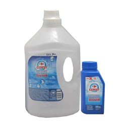 Jabón Líquido para Ropa Carrefour Expert para Diluir en Botella 500 cc + Bidon 3 lts.