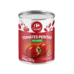 Tomate Perita Entero Carrefour Classic en Lata 400 cc.