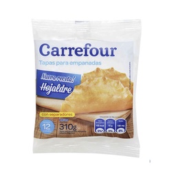 Tapa para Empanada Carrefour Classic de Hojaldre 12 uni