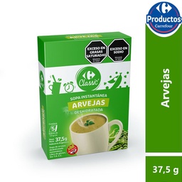 Sopa Instantánea Light Carrefour Classic Arvejas 5 uni