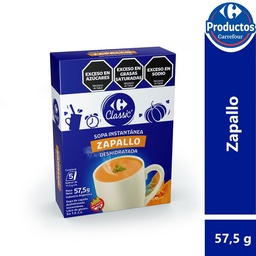 Sopa Instantánea Carrefour Classic Zapallo 5 uni