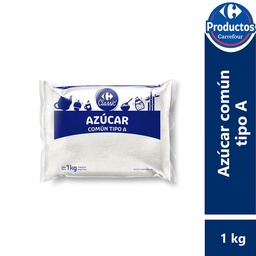 Azúcar Común Carrefour Classic Tipo A en Bolsa 1 kg.