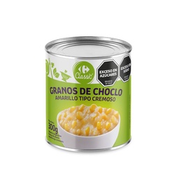 Choclo Cremoso Amarillo Carrefour Classic en Lata 300 g.